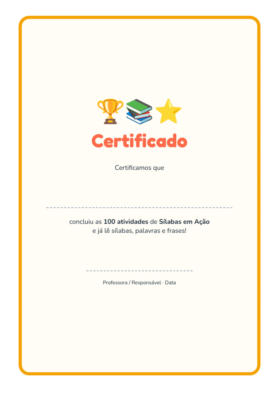 Certificado de leitor